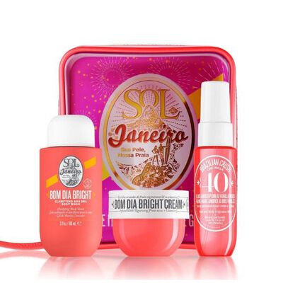 BOM DIA JET SET (SET DE CREMA, PERFUME Y SHAMPOO DE BAÑO)